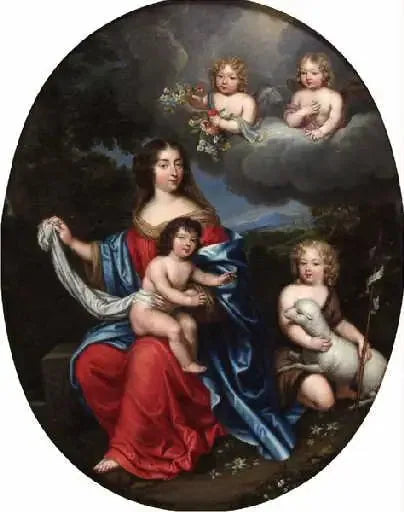 Pani de Montespan i jej dzieci - Pierre Mignard