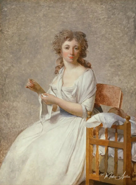 Madame de Pastoret et son fils - Jacques-Louis David - Reproductions de tableaux et peintures haut de gamme