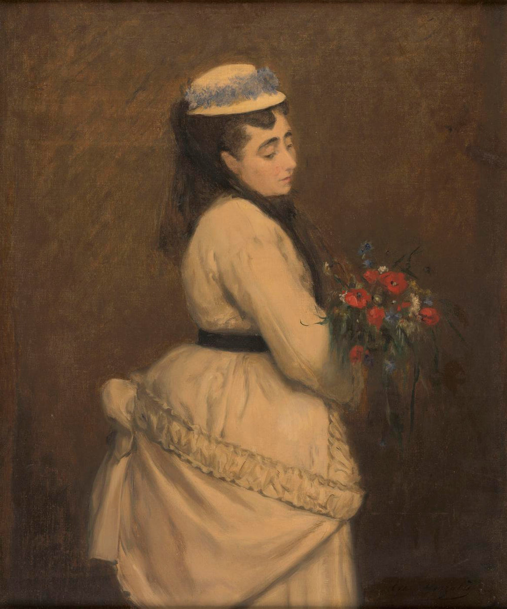 Madame E.G. (Madame Emmanuel Gonzalès la mère de l’artiste) - Eva Gonzalès - Alpha Reproduction