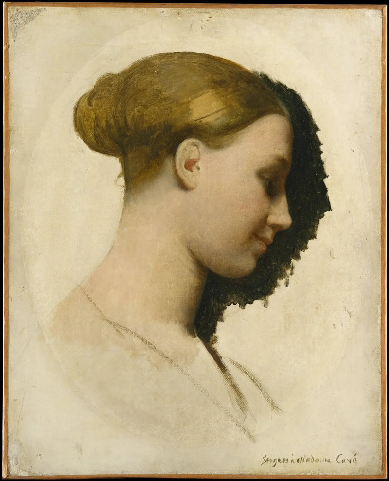 Pani Edmond Cavé (Marie-Élisabeth Blavot, ur. w 1810) - Jean-Auguste-Dominique Ingres