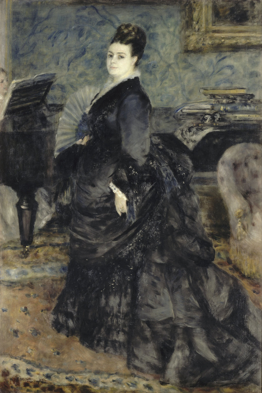 Portret kobiety, zwany Panią Georges Hartmann - Pierre-Auguste Renoir