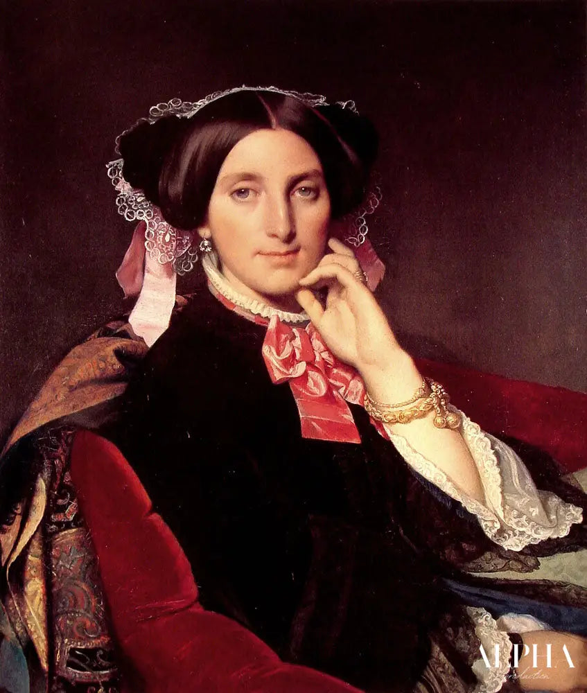 Madame Gonse - Jean-Auguste-Dominique Ingres - Reproductions de tableaux et peintures haut de gamme