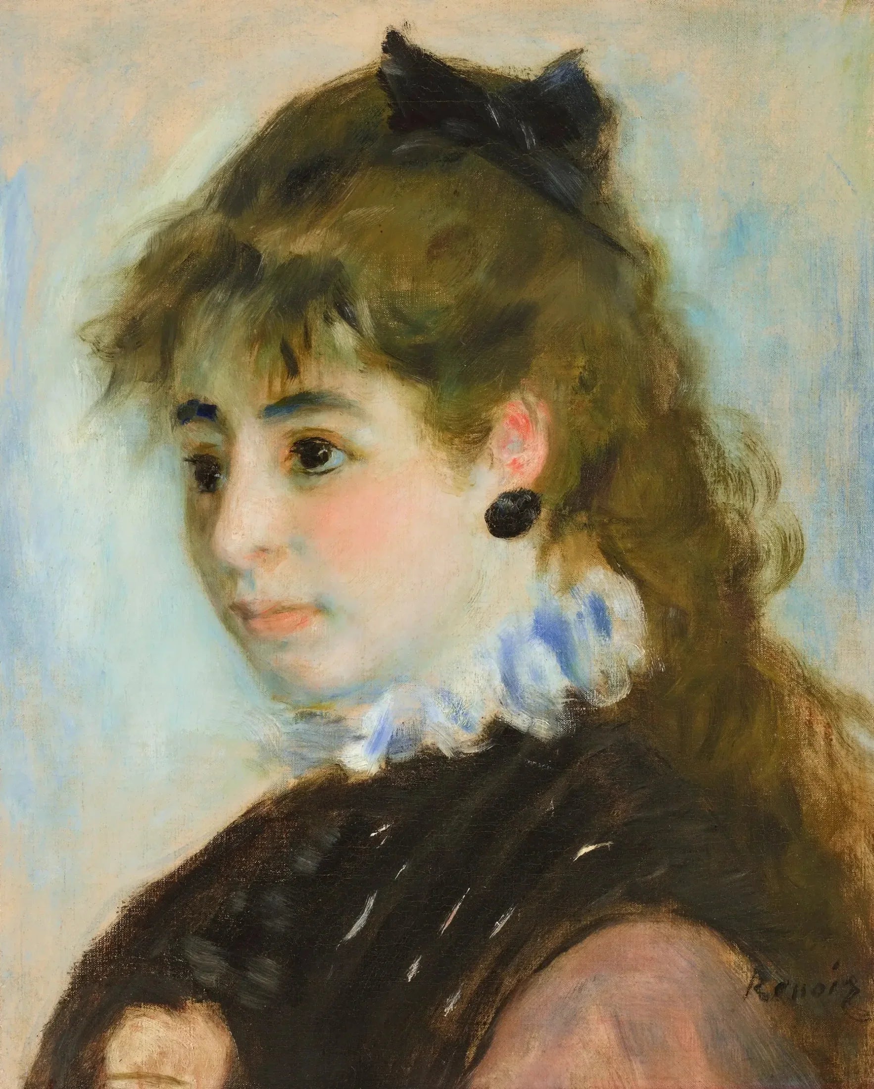 Madame Henriette Henriot - Pierre-Auguste Renoir image 1 copie peinte à la main à l’huile