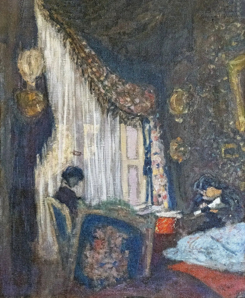 Pani Hessel przy swoim oknie - Édouard Vuillard