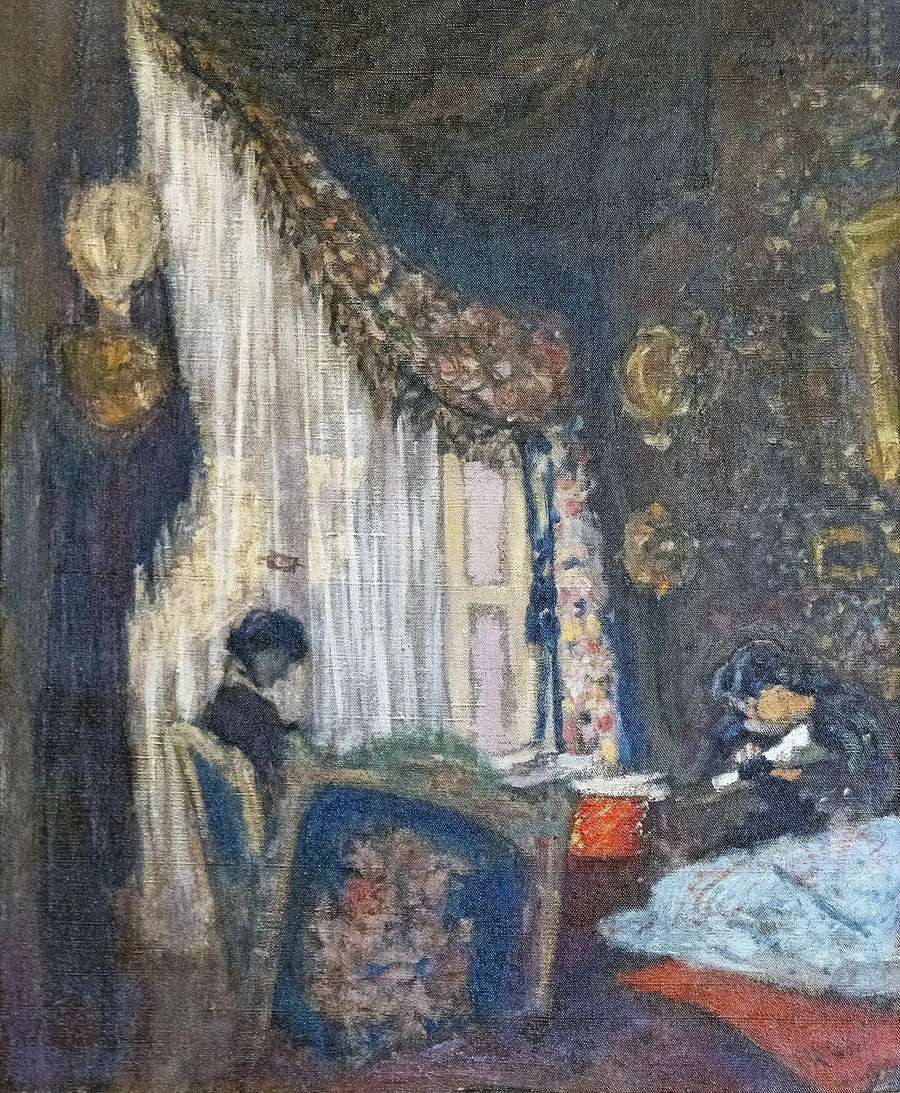 Pani Hessel przy swoim oknie - Édouard Vuillard