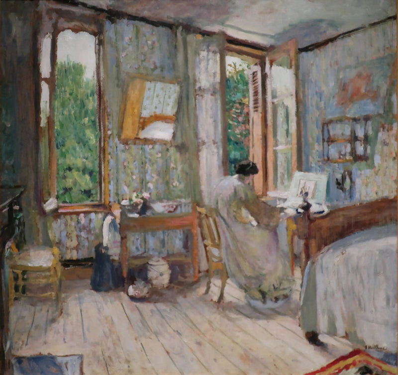 Pani Hessel w swoim pokoju w La Terrasse - Édouard Vuillard