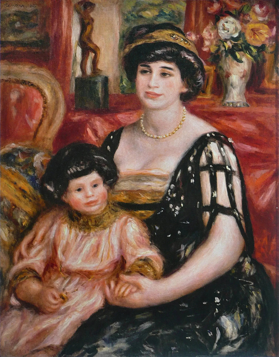 Pani Josse Bernheim-Jeune i synowie Henry - Pierre-Auguste Renoir