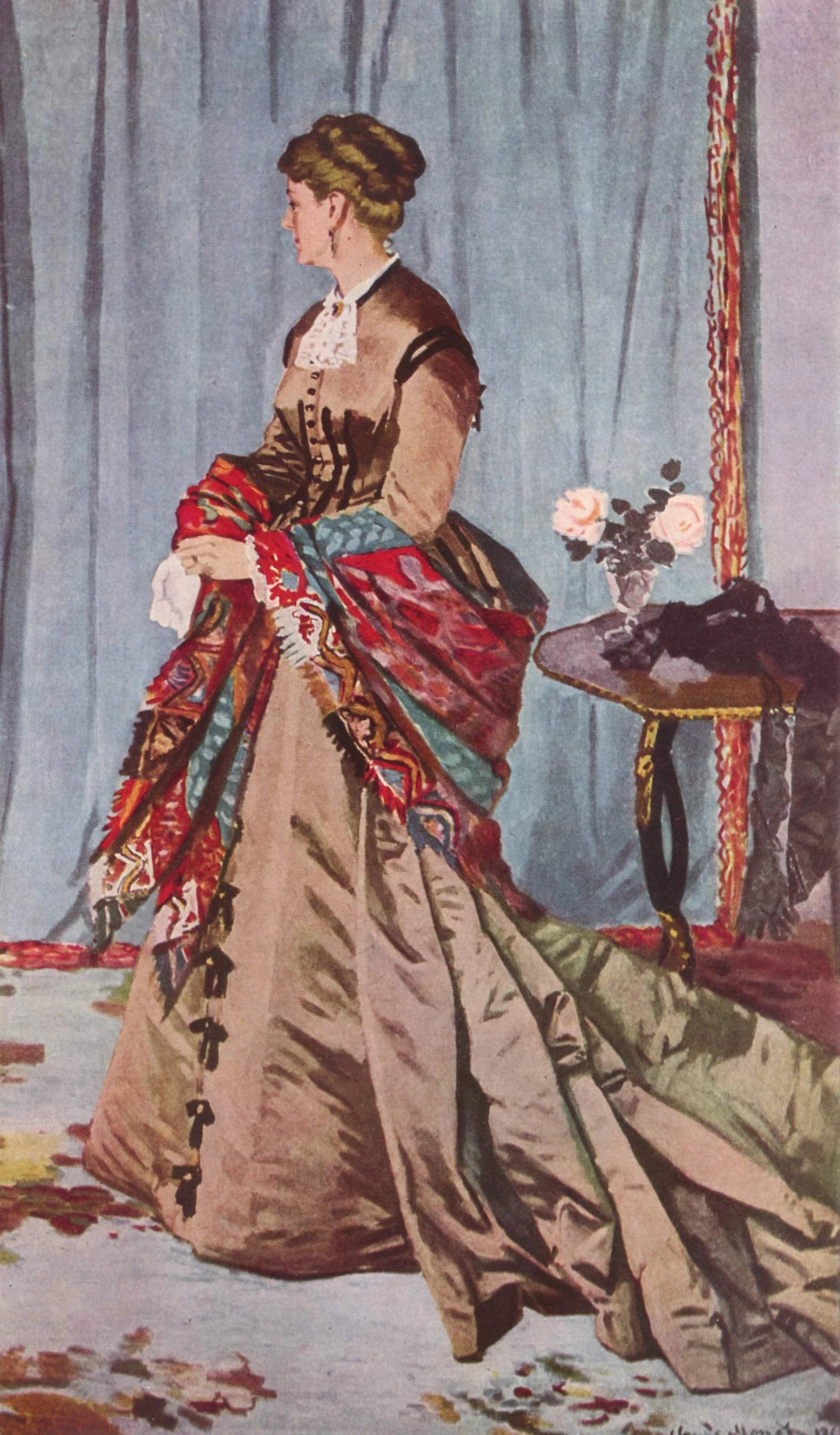Madame Louis Joachim Gaudibert W121 par Claude Monet, 1868, musée d’Orsay