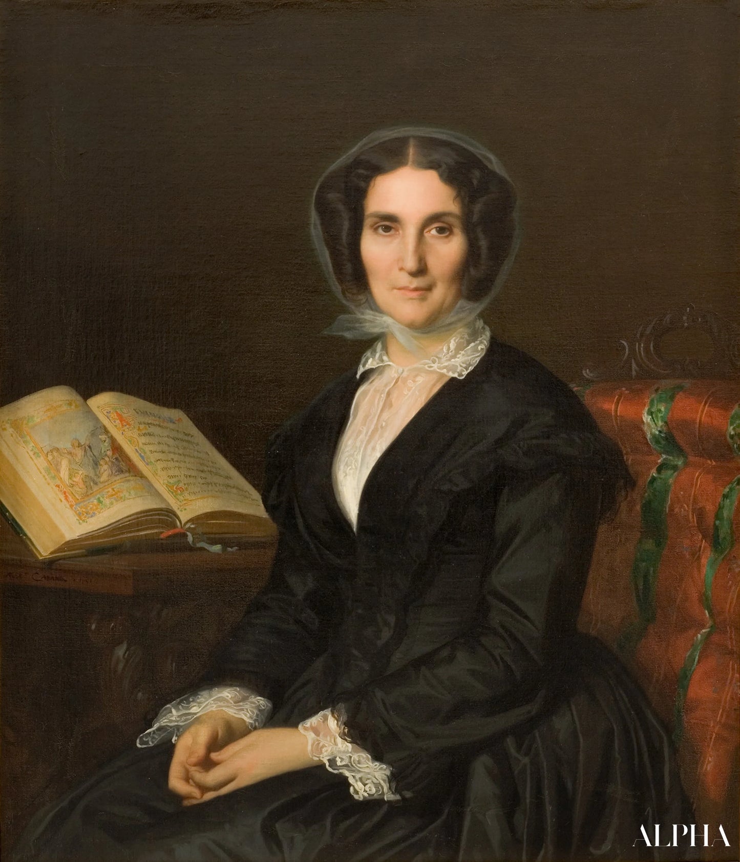 Reproduction du tableau « Madame Louise Marès - Alexandre Cabanel » par Alpha Reproduction en peinture à l’huile