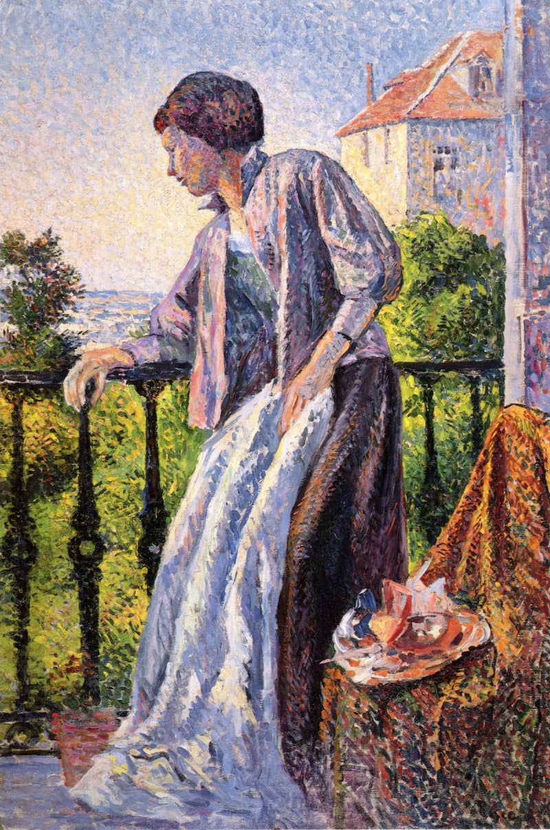 Madame Luce na balkonie - Maximilien Luce