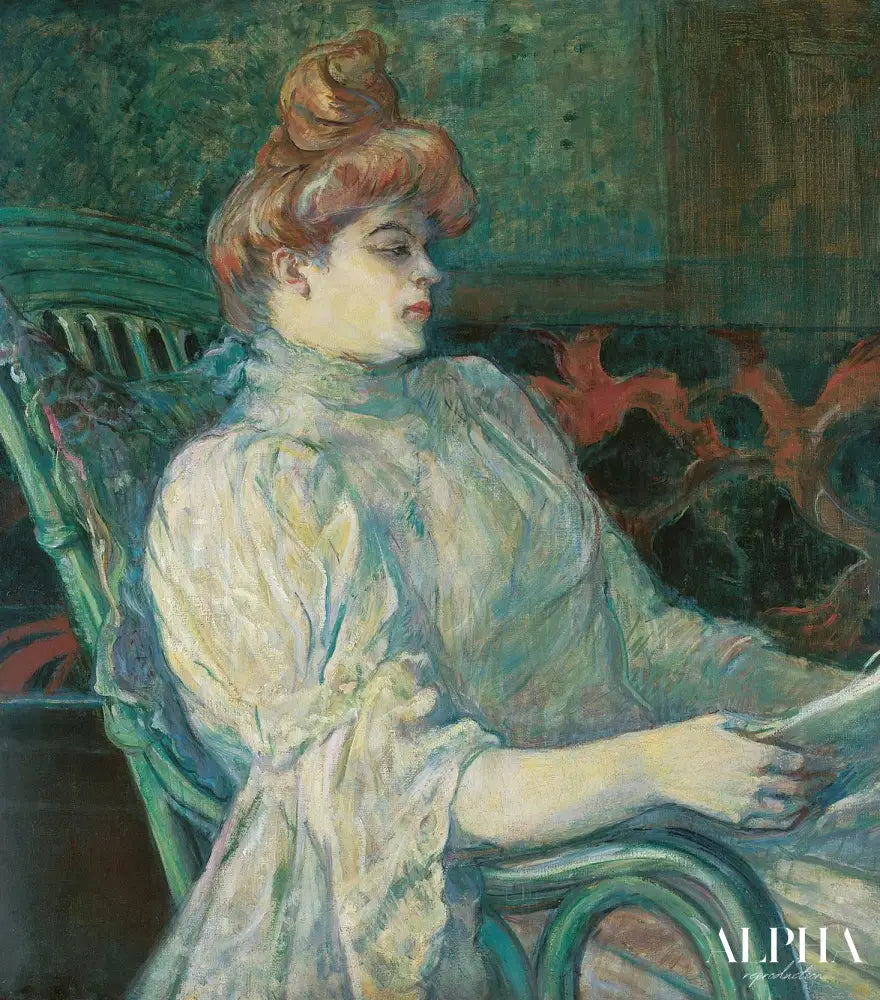 Madame Marthe X à Bordeaux - Toulouse Lautrec - Reproductions de tableaux et peintures haut de gamme