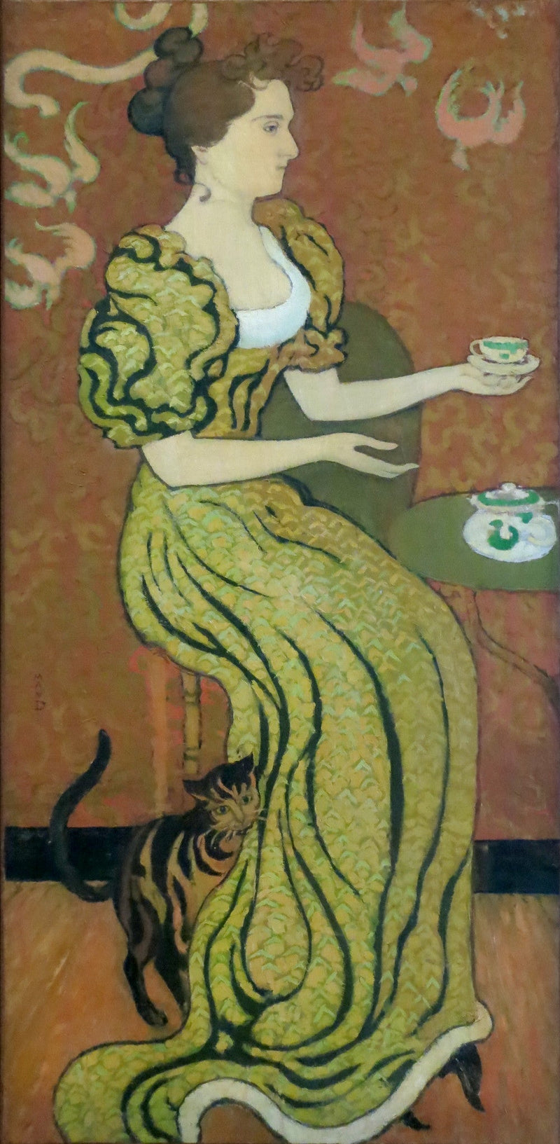 Madame Ranson z kotem - Maurice Denis