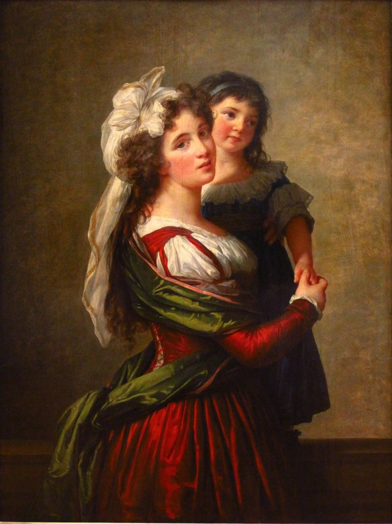 Pani Rousseau i jej córka - Élisabeth Vigée Le Brun