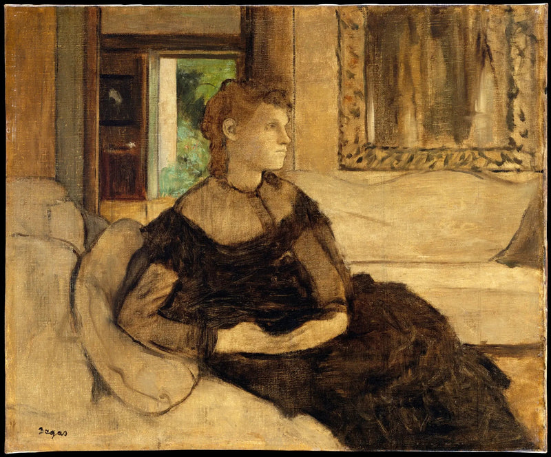 Pani Théodore Gobillard (Yves Morisot) - Edgar Degas