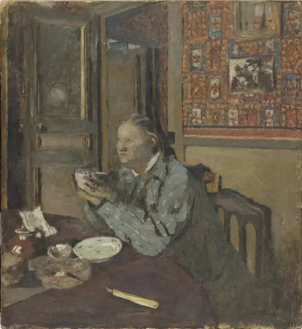 Pani Vuillard w misce - Édouard Vuillard