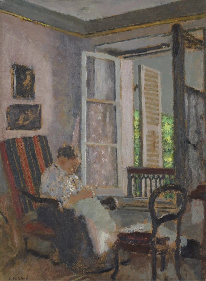 Cousine de Madame Vuillard, rue Truffaut - Édouard Vuillard