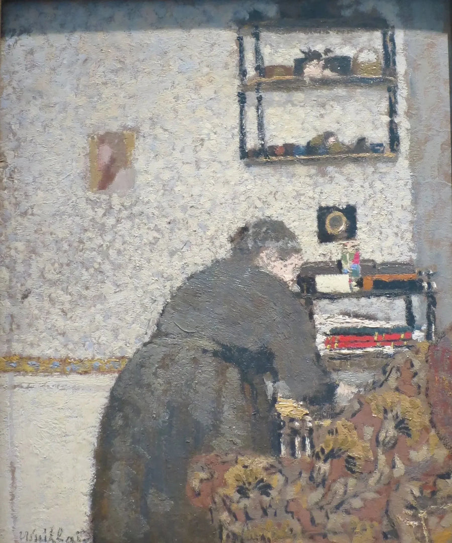 Pani Vuillard w salonie - Édouard Vuillard
