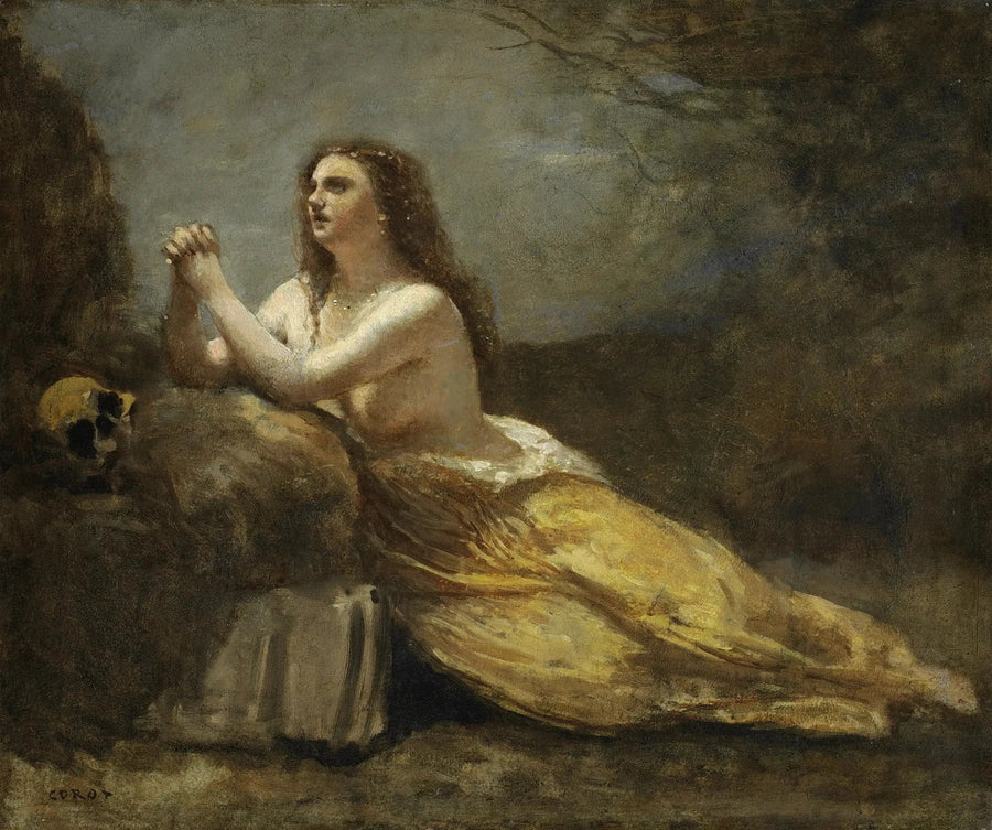 Madeleine w modlitwie - Jean-Baptiste Camille Corot