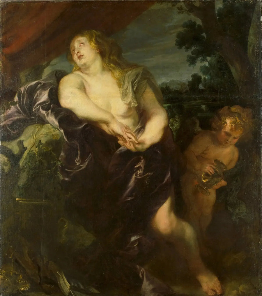 Męczennica Madeleine - Antoine van Dyck