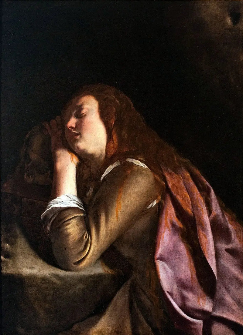 Pokutująca Madeleine - Artemisia Gentileschi