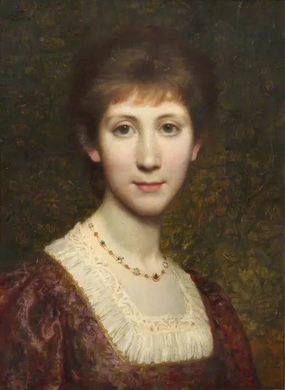 Mademoiselle Elsie (Elspeth) Thomson, później pani Kenneth Grahame (1862-1946) - Frank Bernard Dicksee