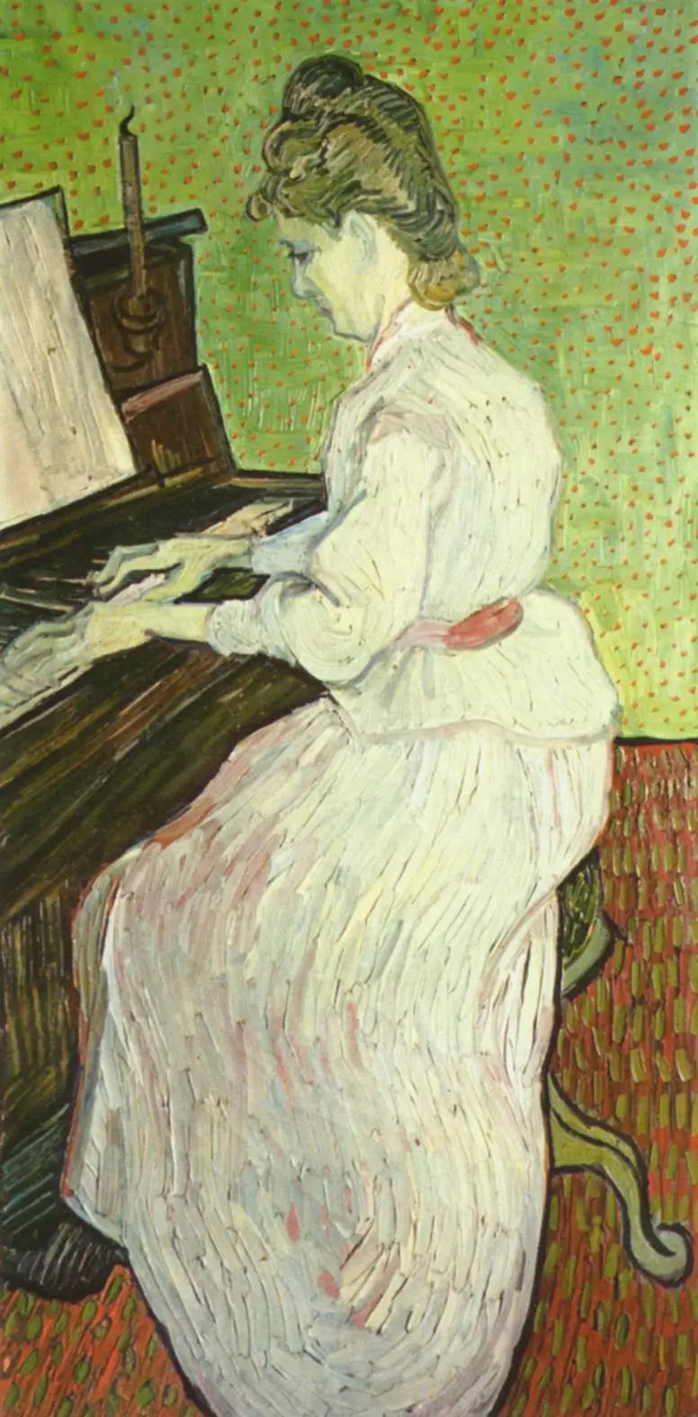Panna Gachet przy fortepianie - Vincent van Gogh