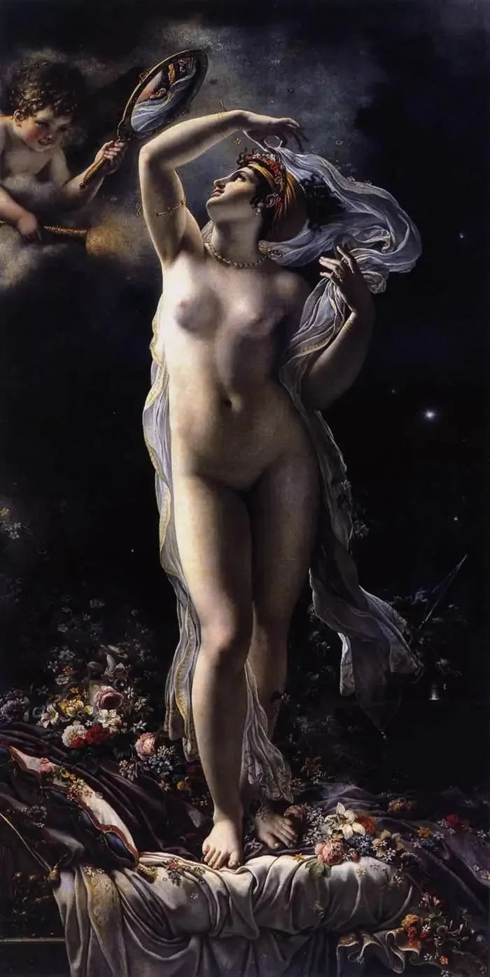 Mademoiselle Lange en Vénus - Anne-Louis Girodet image 1 copie peinte à la main à l’huile