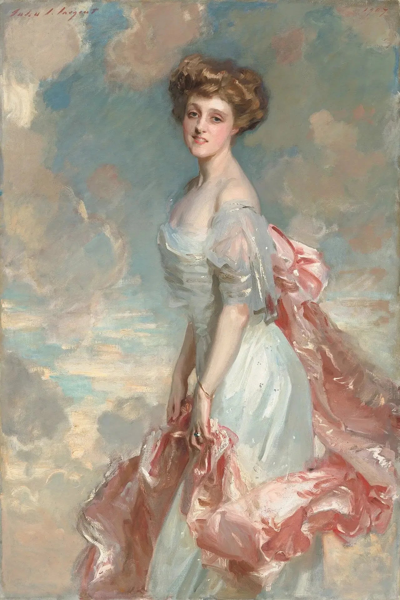 Mademoiselle Mathilde Townsend - John Singer Sargent image 1 copie de tableau peinte à la main