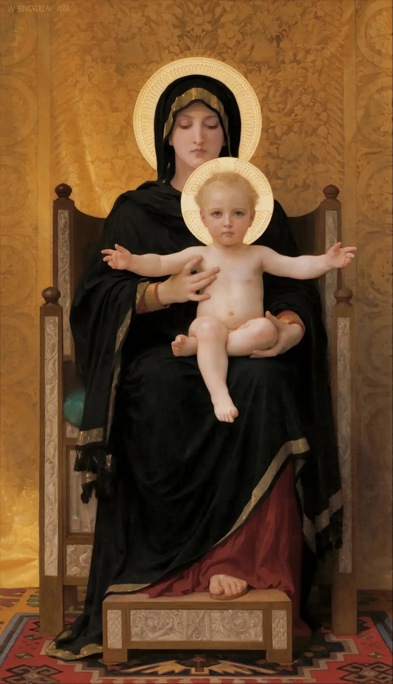 Siedząca Madona - Bouguereau