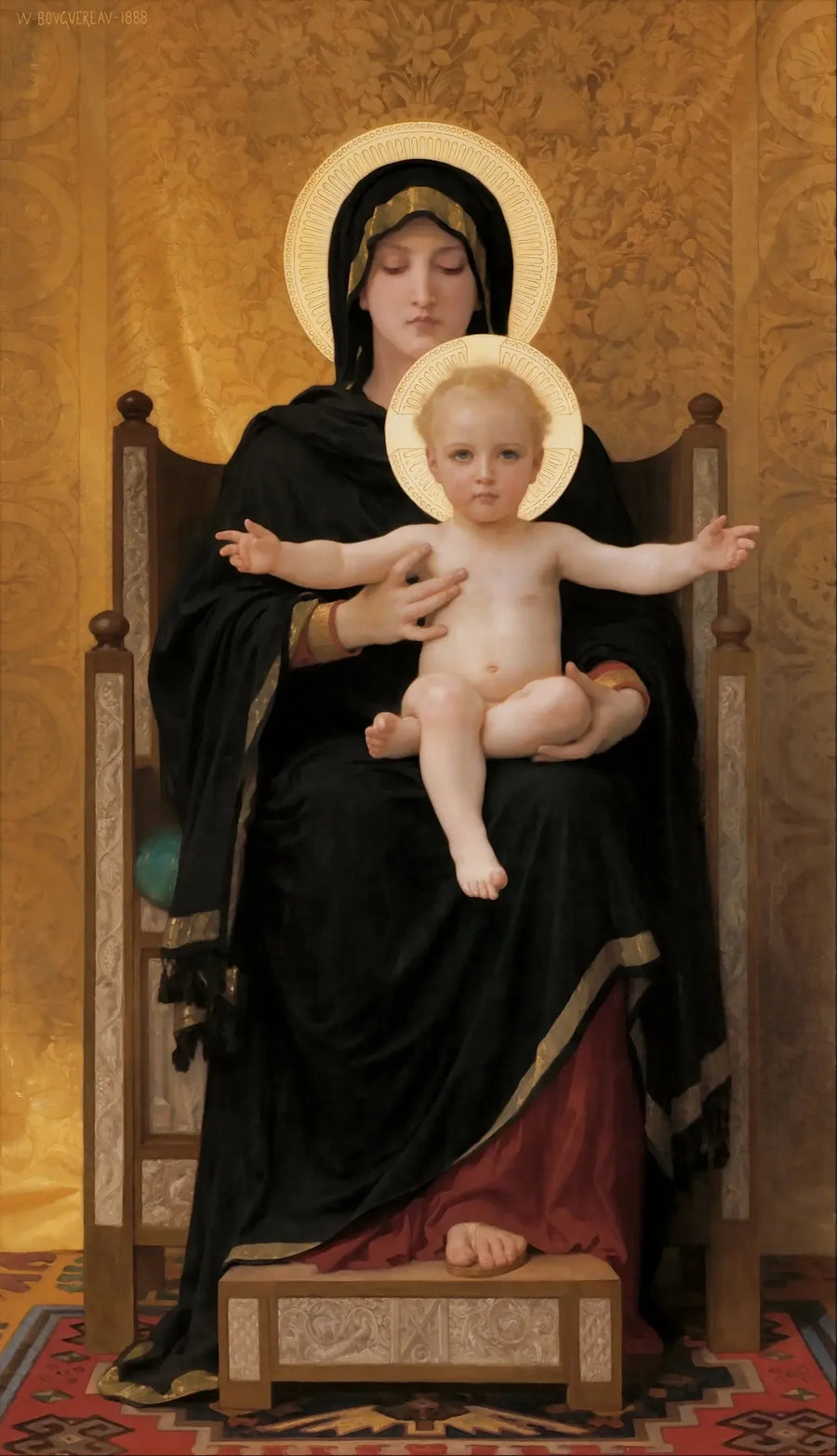 Siedząca Madona - Bouguereau