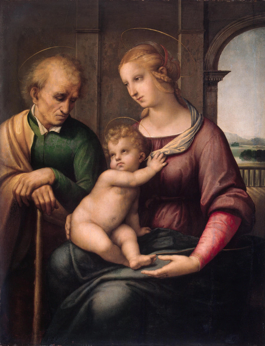 Madone avec Saint Joseph imberbe - Raphaël Sanzio