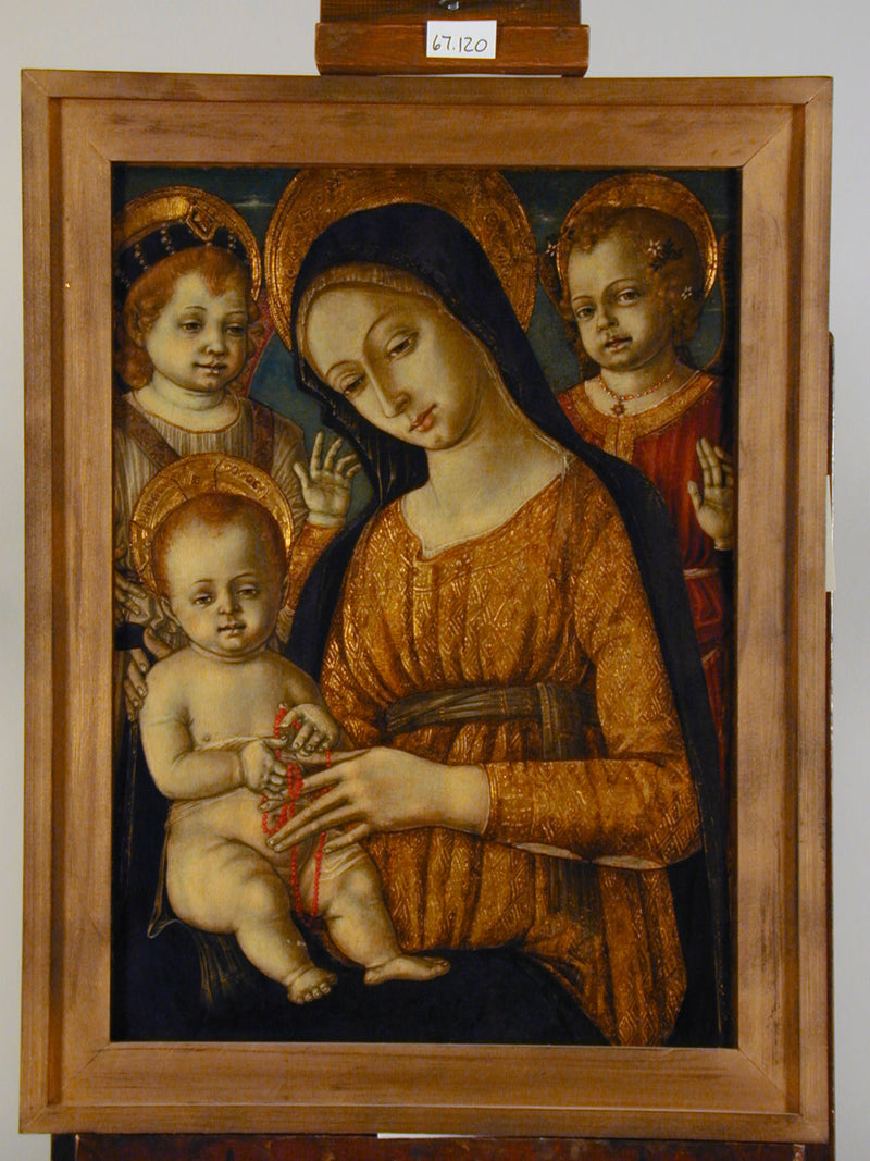 Madonna z dzieckiem i aniołami - Matteo di Giovanni