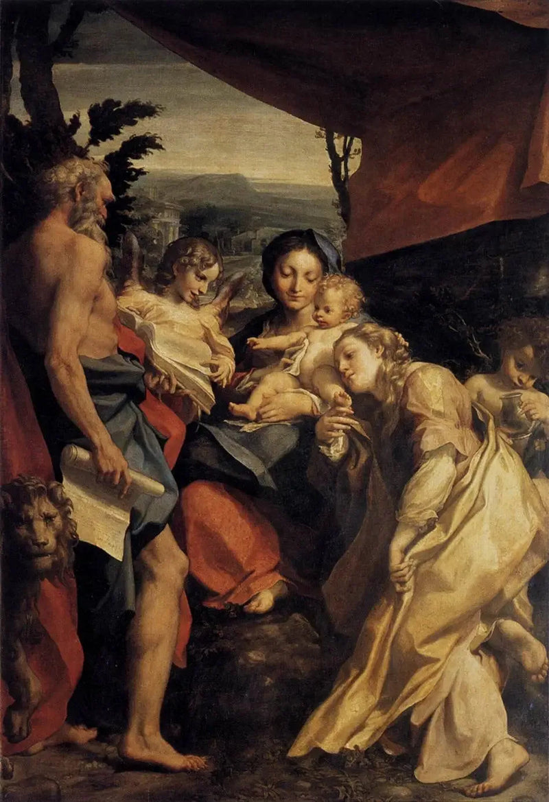 Madonna św. Jerzego - Antonio da Correggio