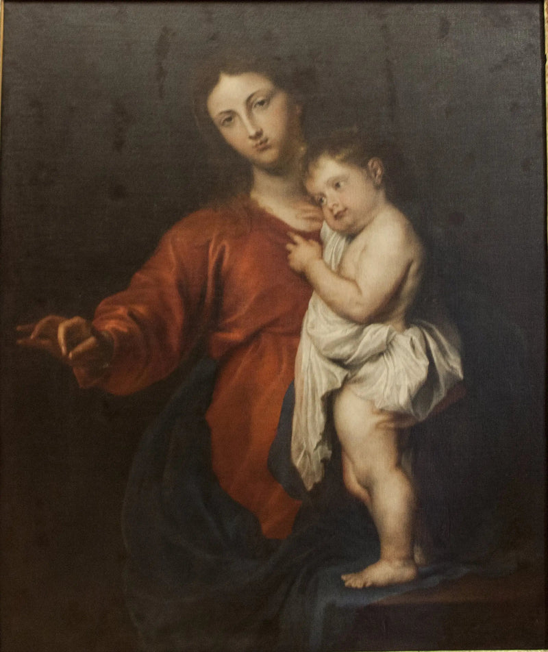 Madonna Różańcowa - Antoine van Dyck