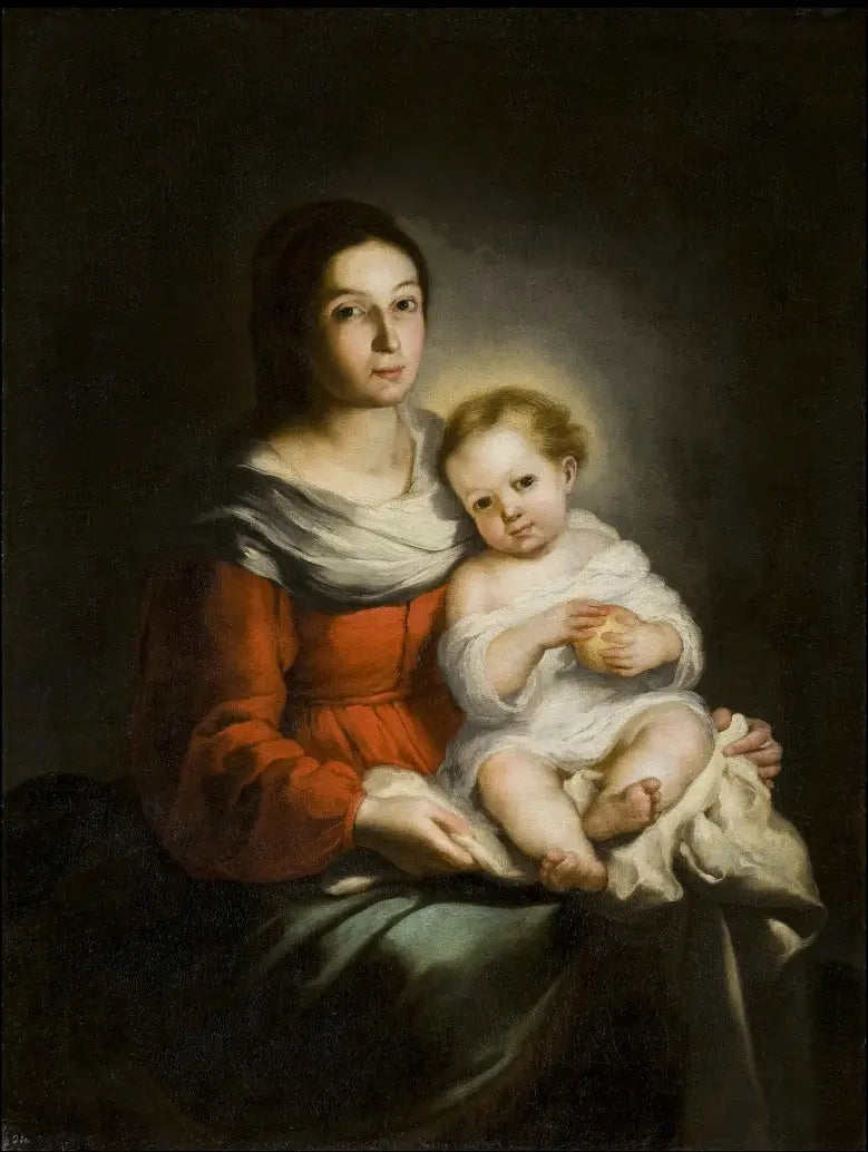 Madonna z Dzieciątkiem - Bartolomé Esteban Murillo
