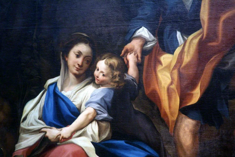 Madonna della Scodella (według Correggio) (szczegół) - Anton Raphael Mengs