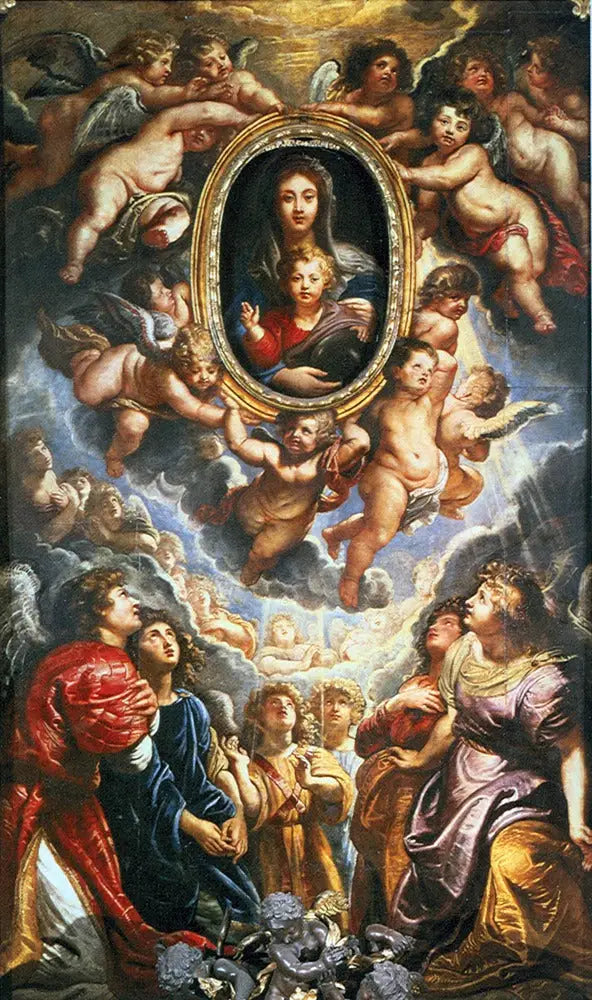 Madonna della Vallicella adorowana przez anioły - Peter Paul Rubens