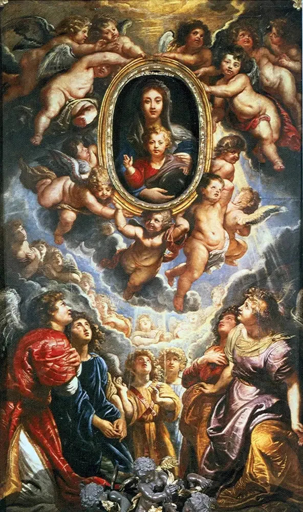 Madonna della Vallicella adorowana przez anioły - Peter Paul Rubens