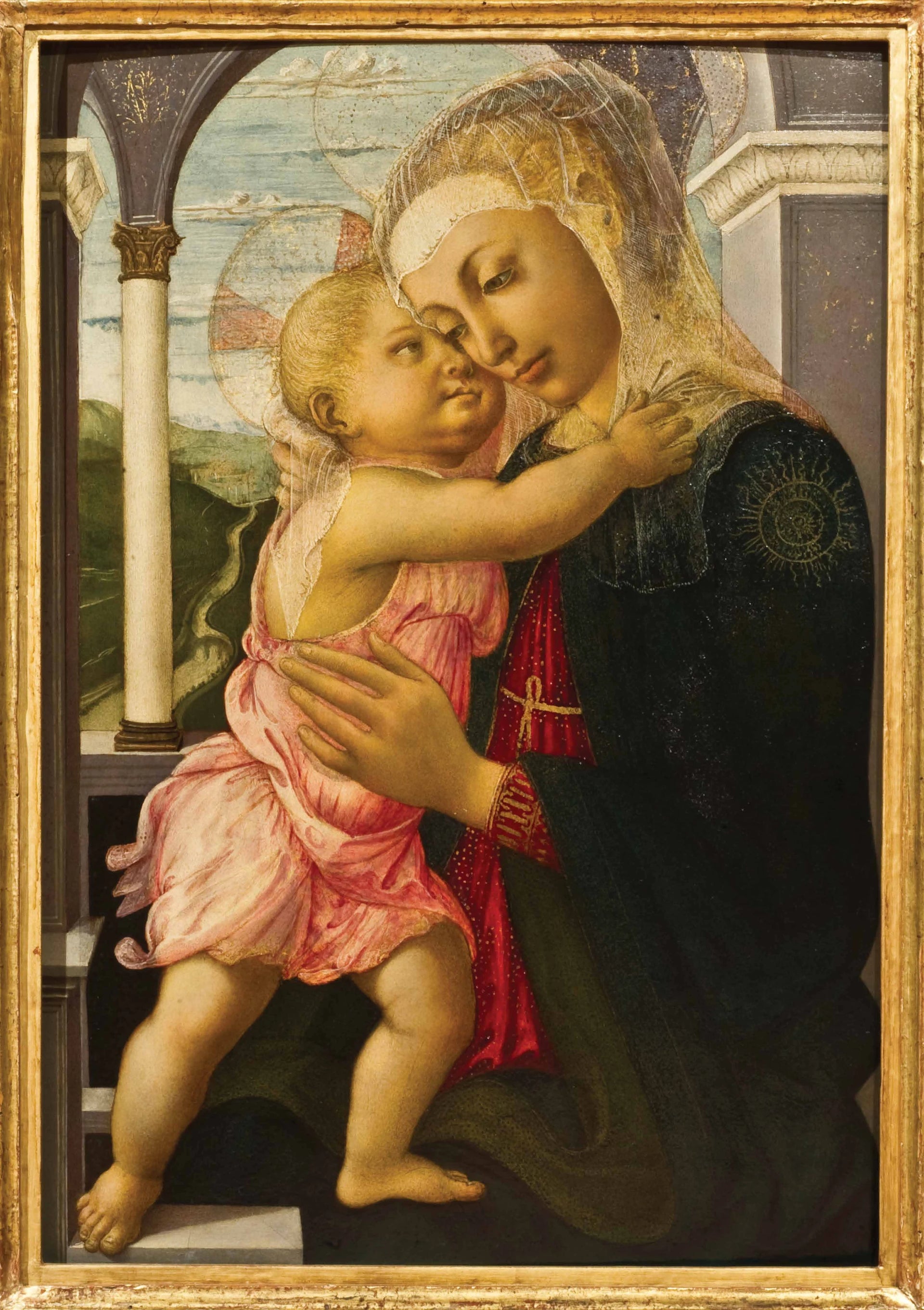 La Madone de la loggia de Sandro Botticelli, Offices – reproduction peinture à l’huile sur toile