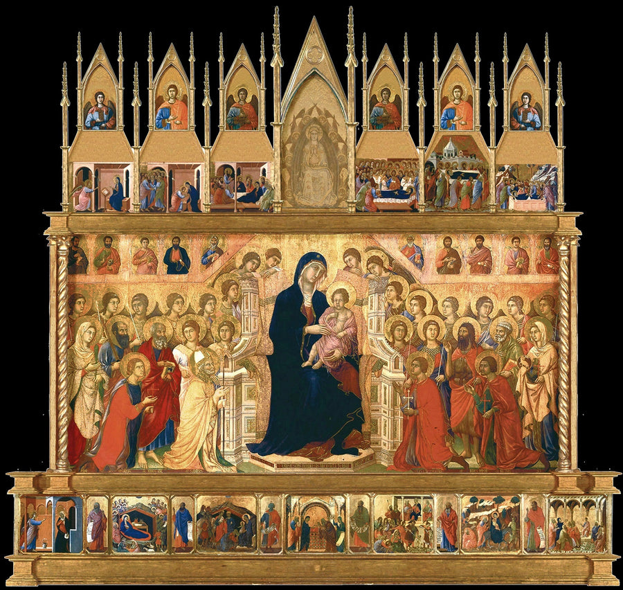 La Maestà : L’Entrée à Jérusalem - Duccio di Buoninsegna