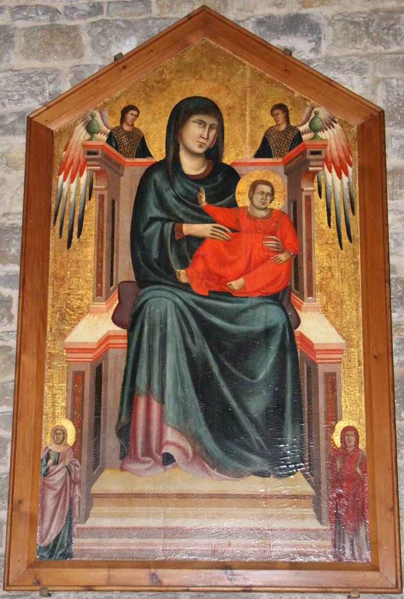 Maesta z aniołami i świętymi - Master of Saint Cecilia