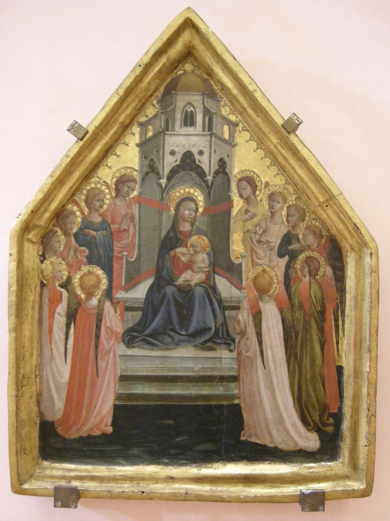 Maesta z dwunastoma aniołami - Fra Angelico