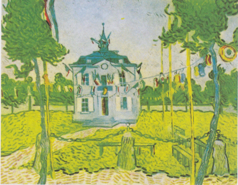 Ratusz w Auvers-sur-Oise 14 lipca - Vincent van Gogh