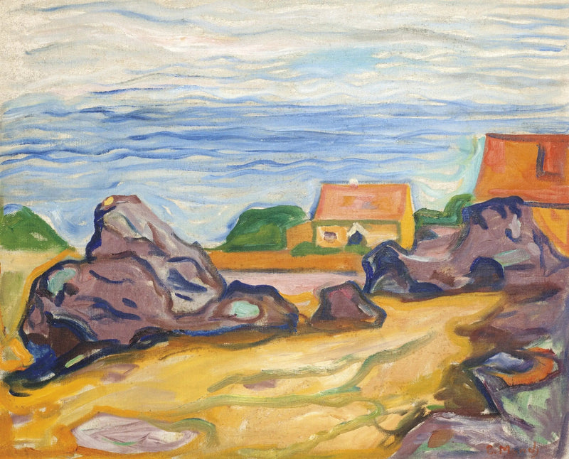 dom w Borre - Edvard Munch