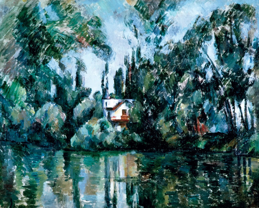 Dom nad brzegiem Marne - Paul Cézanne
