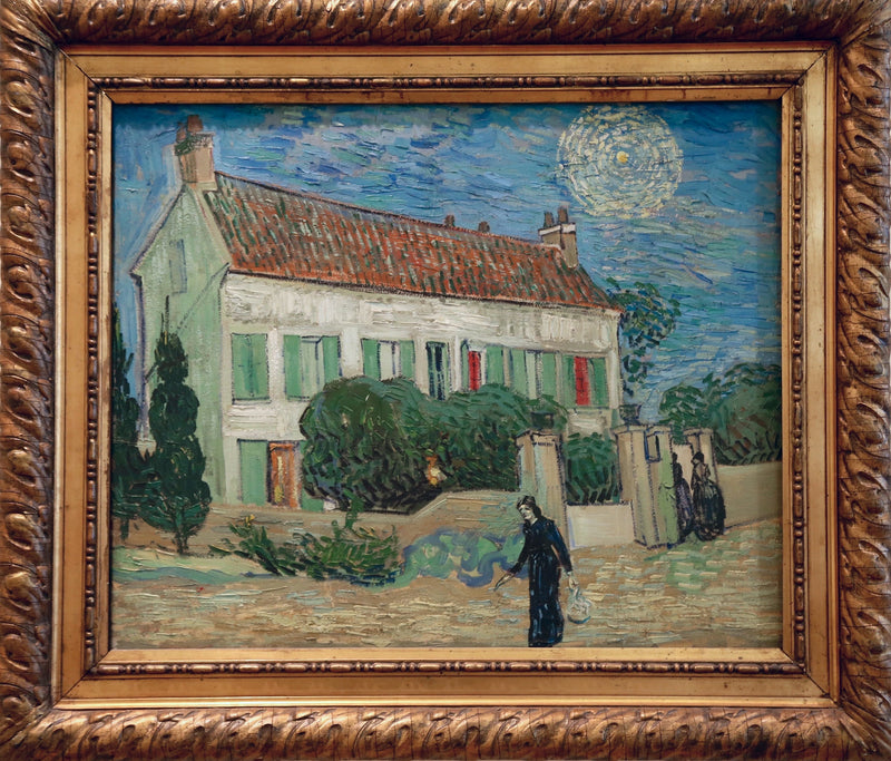 Biały dom, noc - Vincent van Gogh