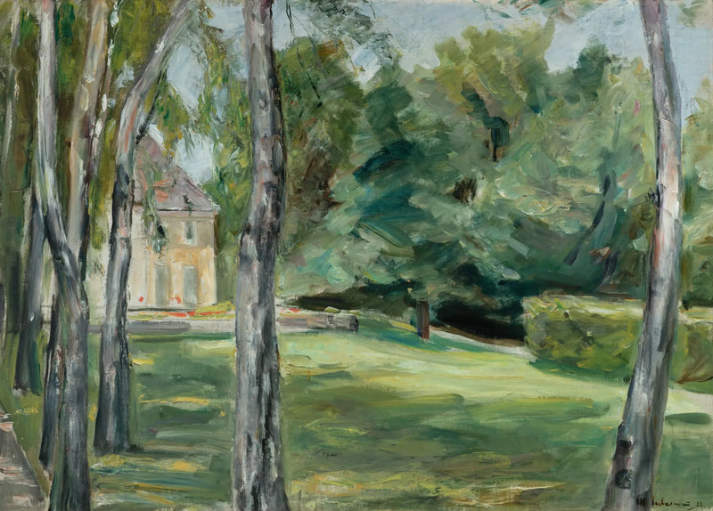 Dom w ogrodzie (Dům v zahradě) - Max Liebermann
