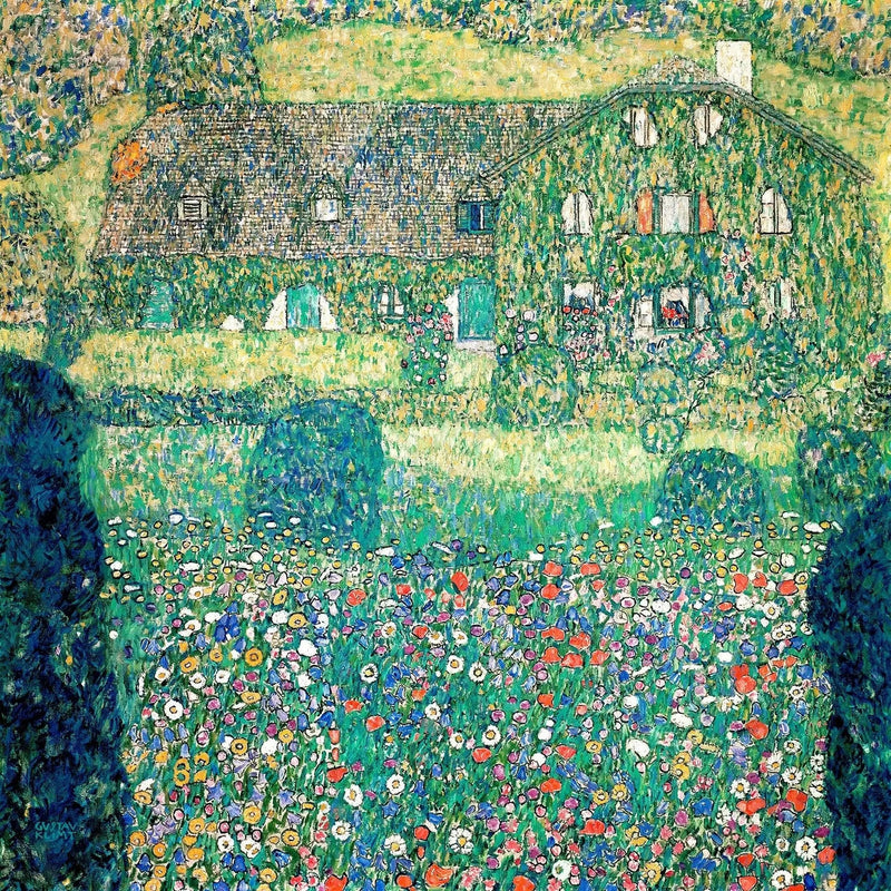 Dom wiejski nad jeziorem Attersee - Gustav Klimt