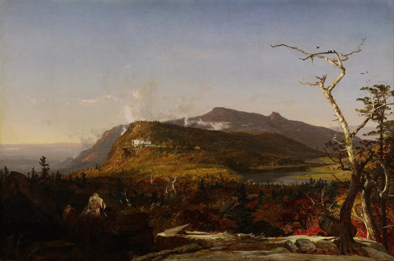 Górski dom w Catskill - Jasper Francis Cropsey