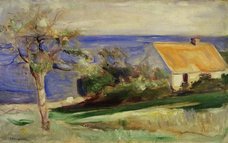 dom Morten Damme w pobliżu Åsgardstrand - Edvard Munch